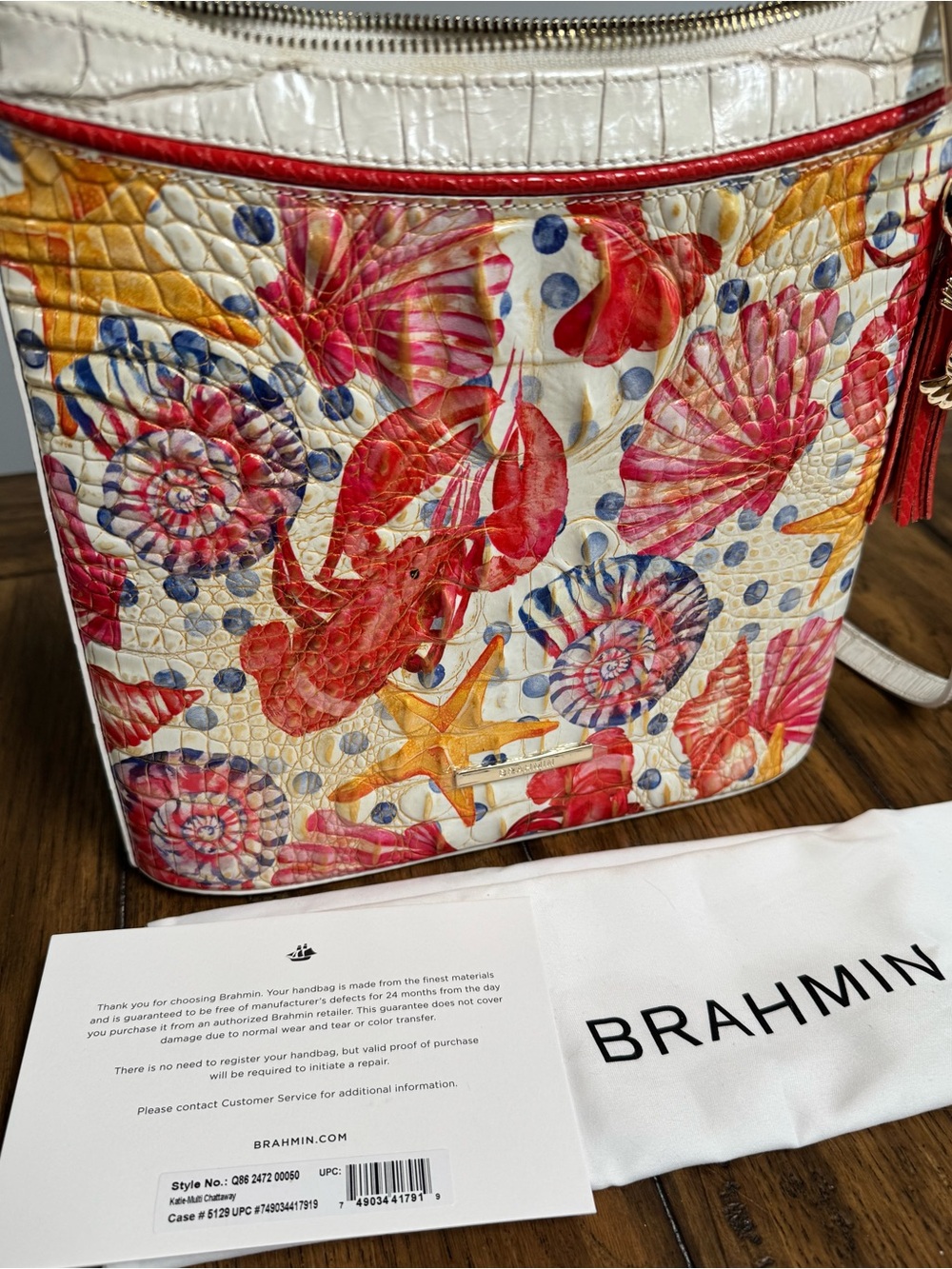 Brahmin Multi Chattaway Katie shoulder crossbody bag - Picture 11 of 11